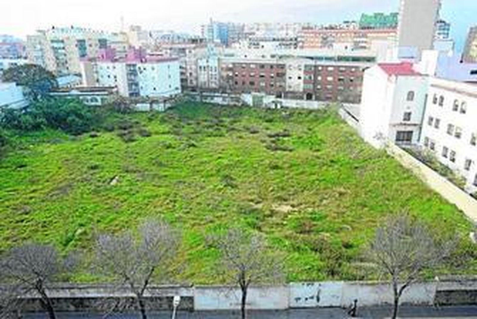 Solar de la antigua Institución Provincial y donde se proyectaba la construcción de la Ciudad de la Justicia, en San Severiano.