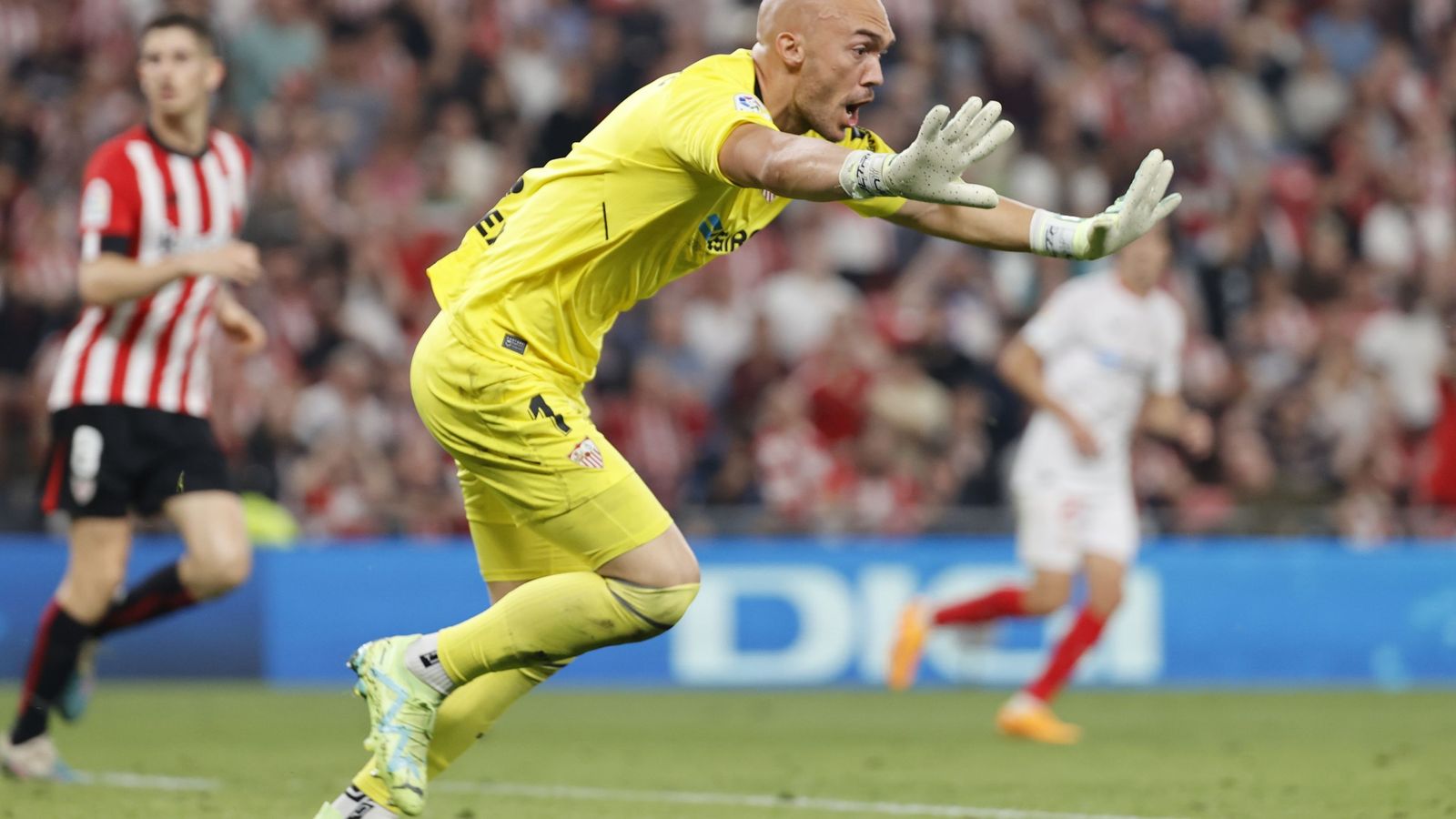 Dimitrovic, en San Mamés.