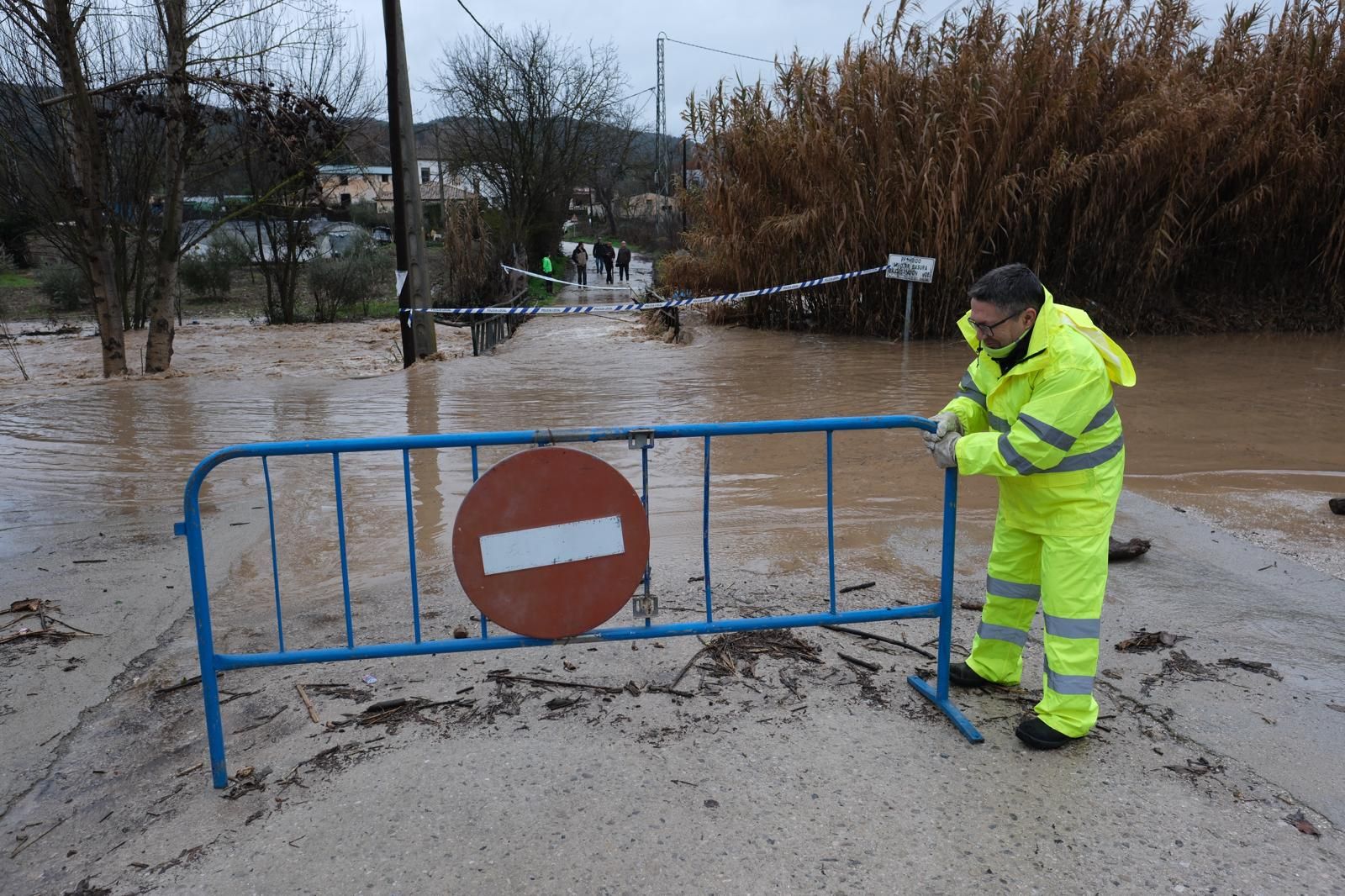La comarca de Ronda se ha visto desbordada en varios puntos, y algunos vecinos están siendo desalojados.