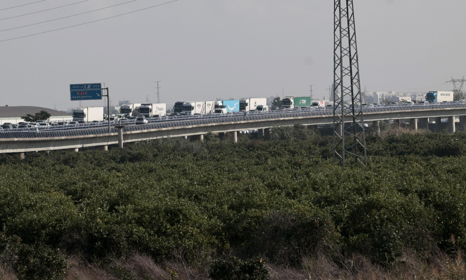 Las imágenes del accidente mortal en la Autovía Ruta la Plata