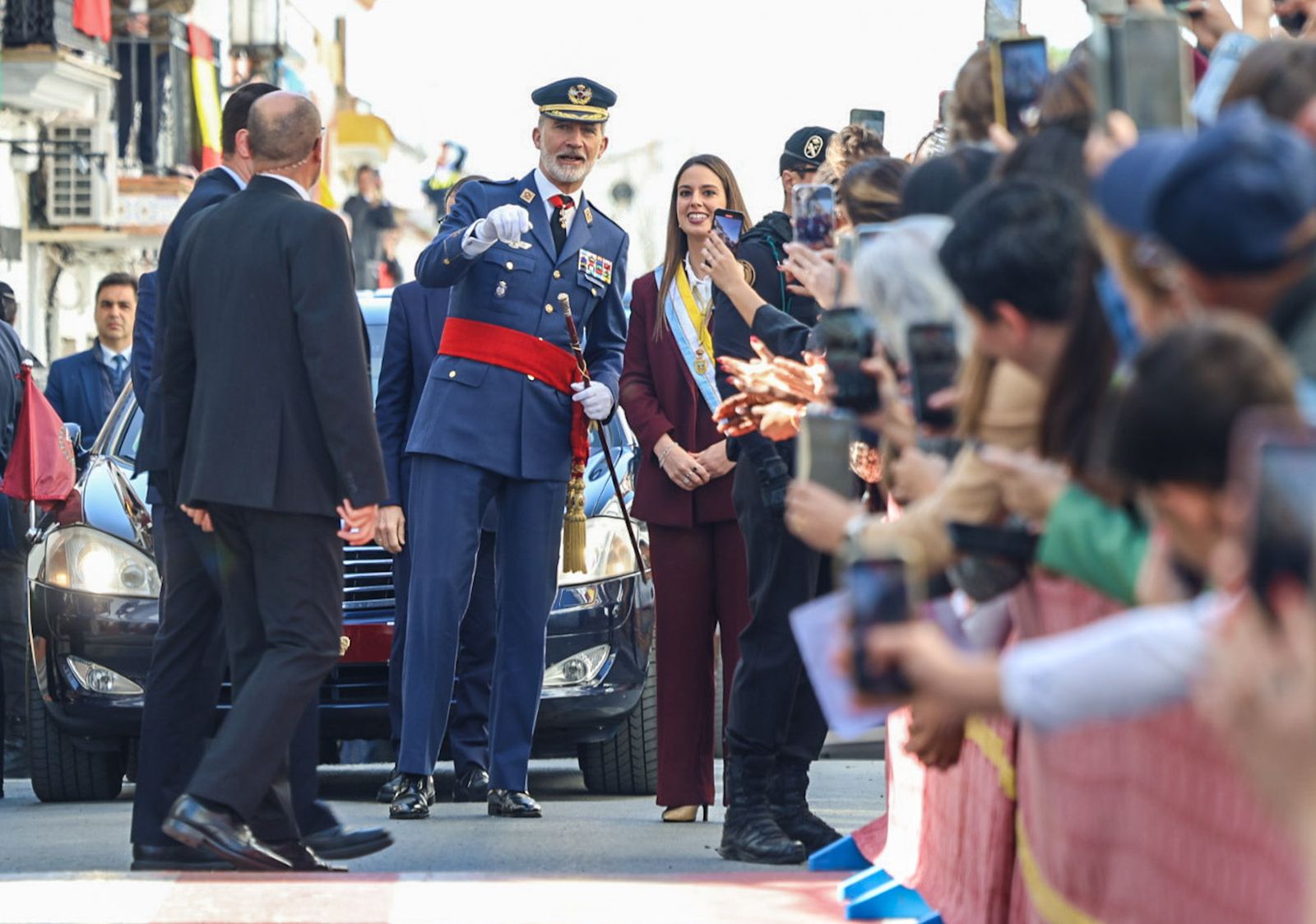 La llegada de S.M. el Rey Felipe VI a Palos de la Frontera, en fotografías