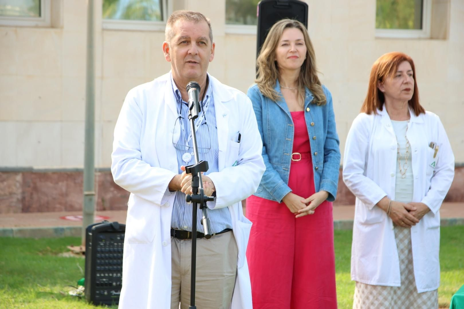 Imágenes del homenaje a los donantes de órganos y tejidos en el Hospital de Poniente