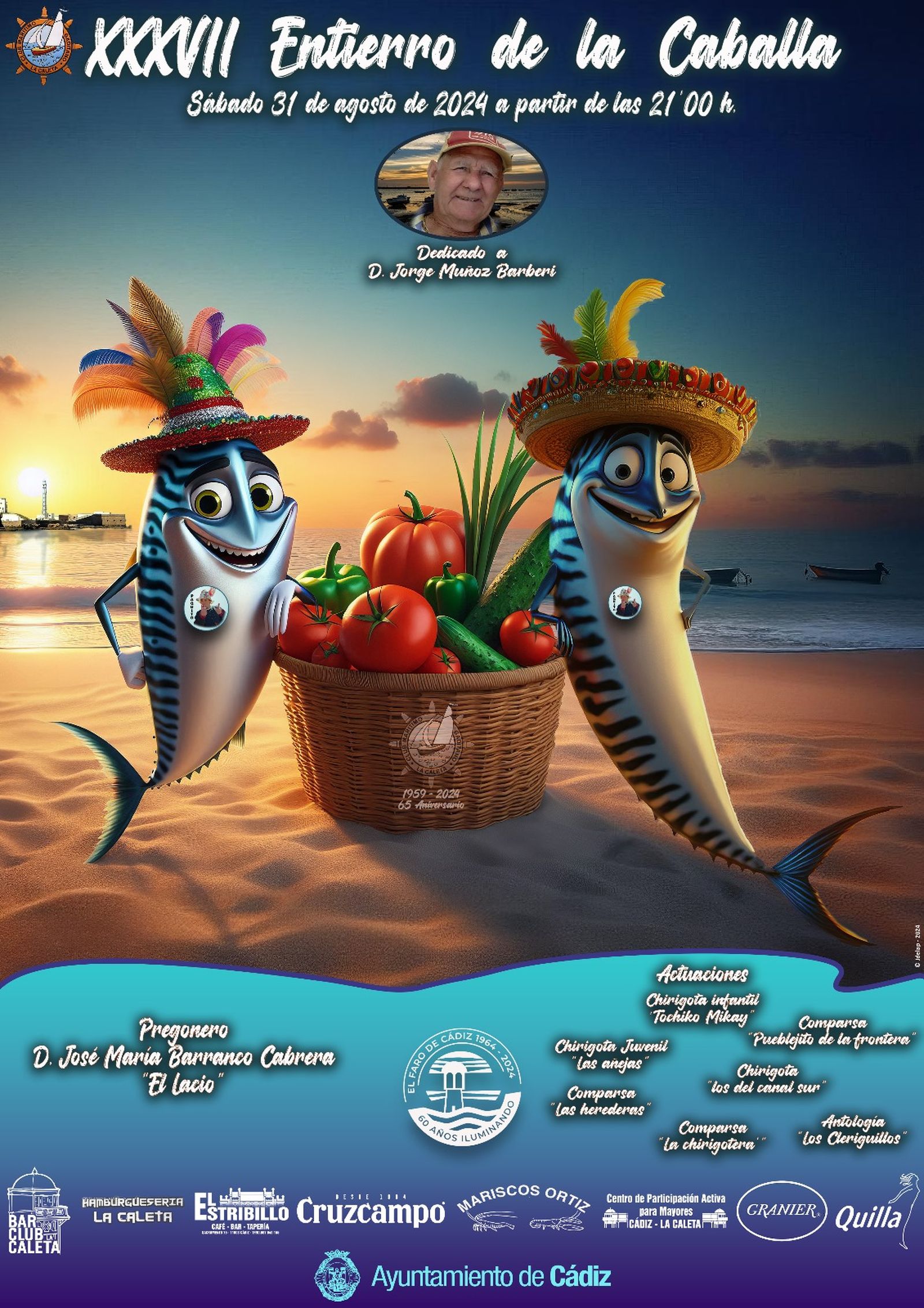 Cartel del XXXVII Entierro de la Caballa.