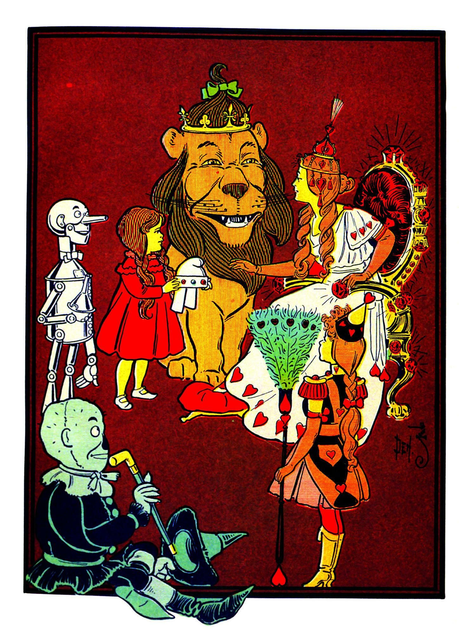 Las ilustraciones son esenciales para entender el relato de Baum.