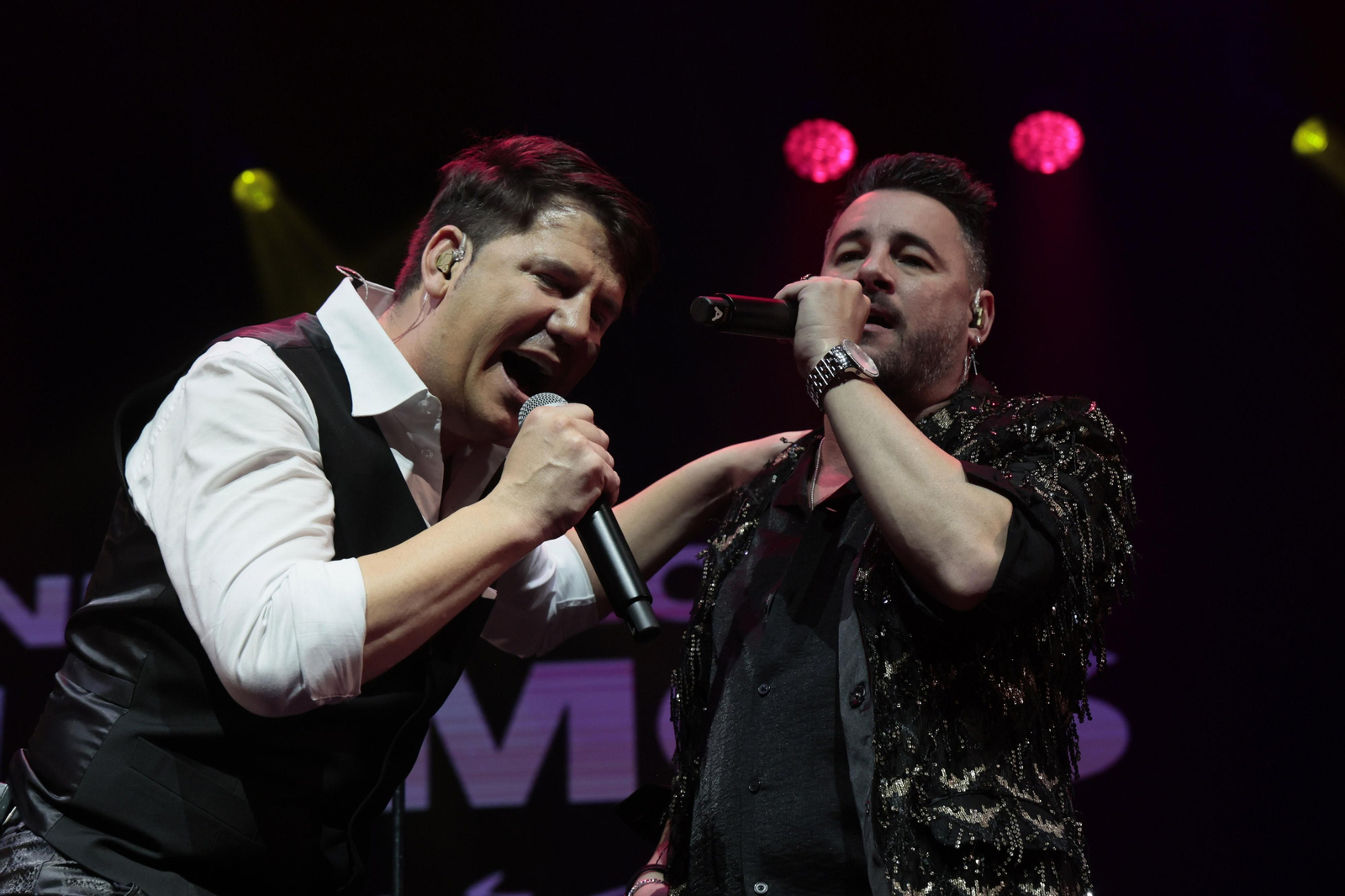 Las imágenes del concierto de Andy y Lucas