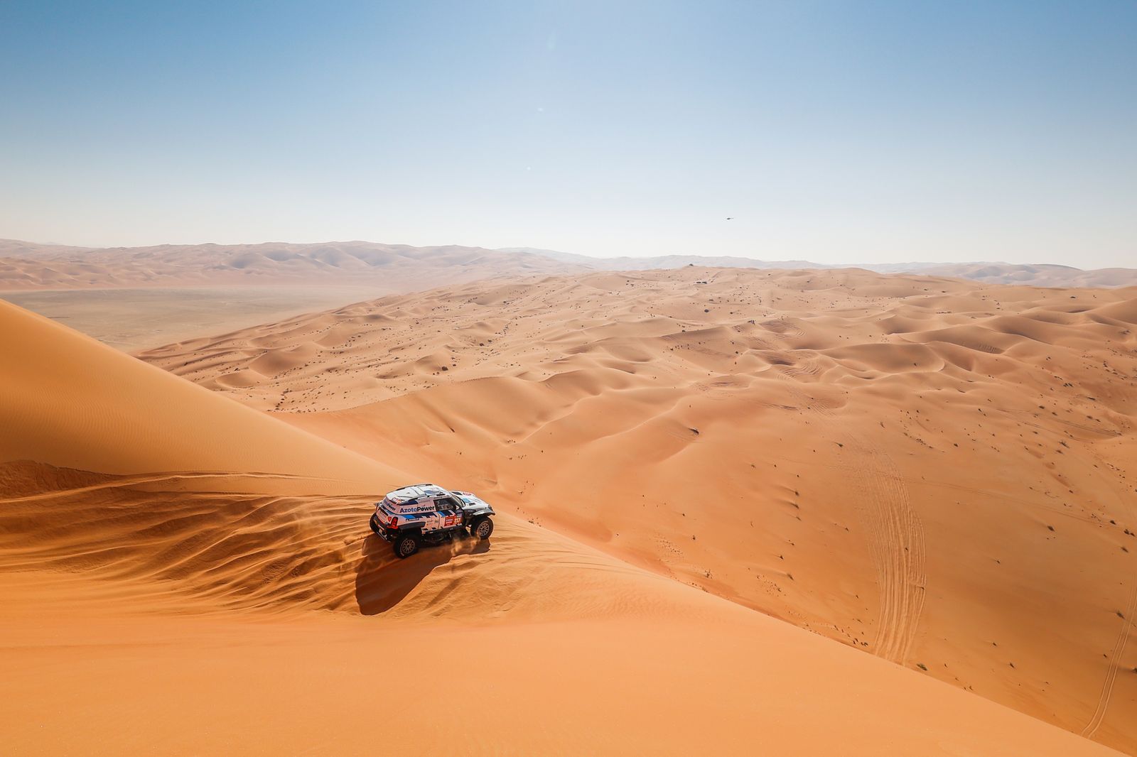 Las mejores fotos del Dakar por las dunas