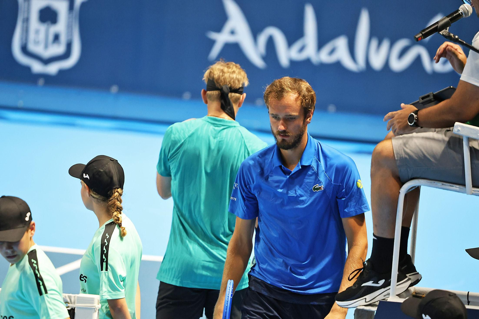 Imágenes de la final masculina de la Copa del Rey de tenis entre Daniil Medvedev y Alejandro Davidovich
