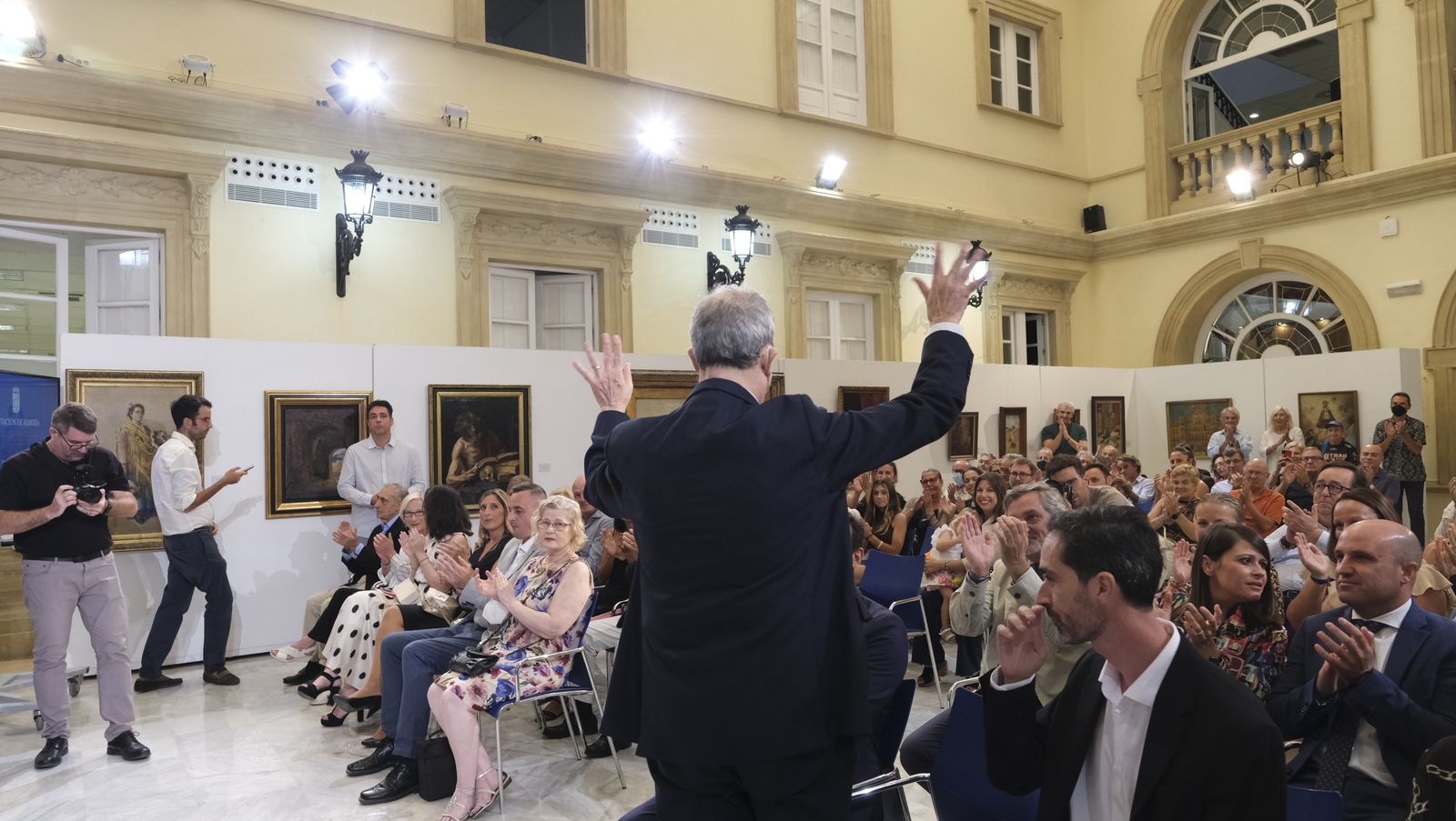 Imágenes de la entrega del Escudo de Oro de la Diputación de Almería a Ambrosio Sánchez