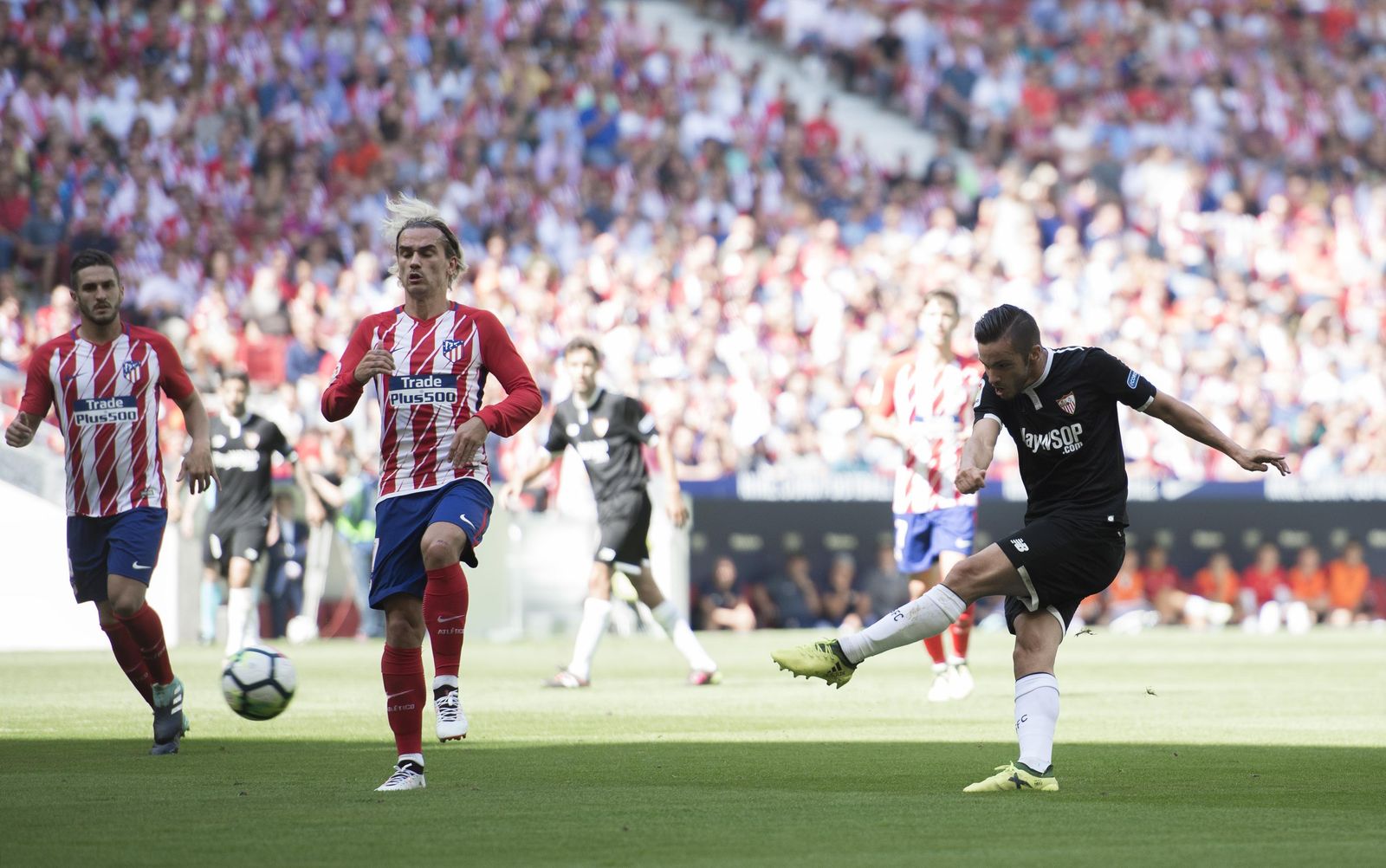 Imágenes del Atlético de Madrid- Sevilla FC