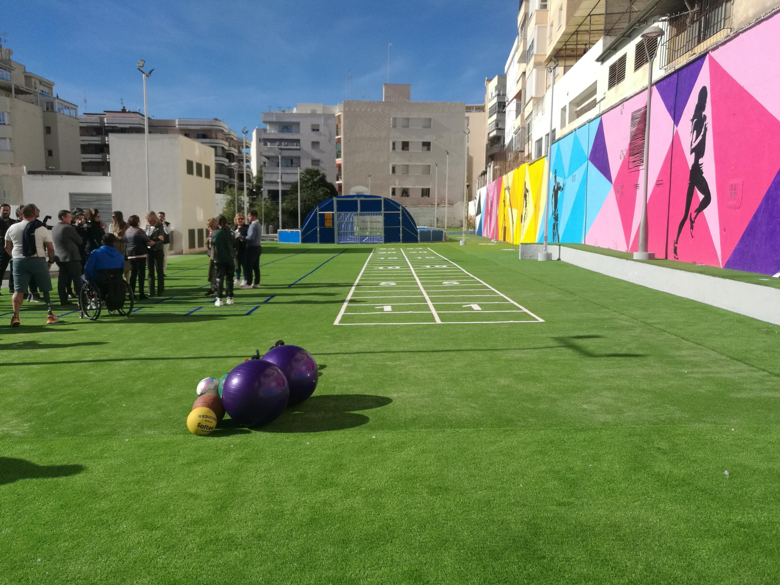 La inauguración de las nuevas instalaciones deportivas del Francisco Norte, en Marbella.