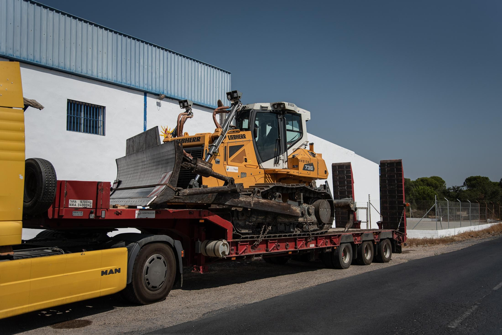 Imágenes de los destrozos causados por el incendio de Lucena del Puerto