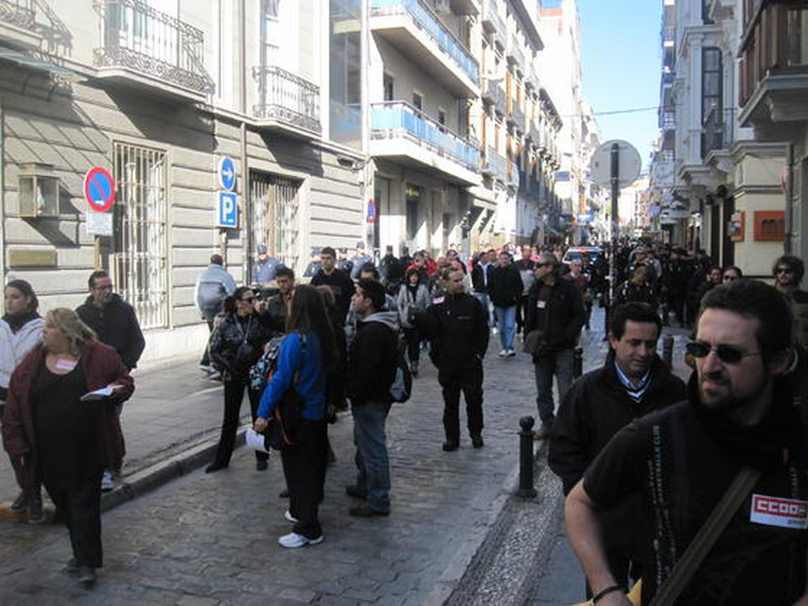 Las imágenes de la huelga general en Granada
