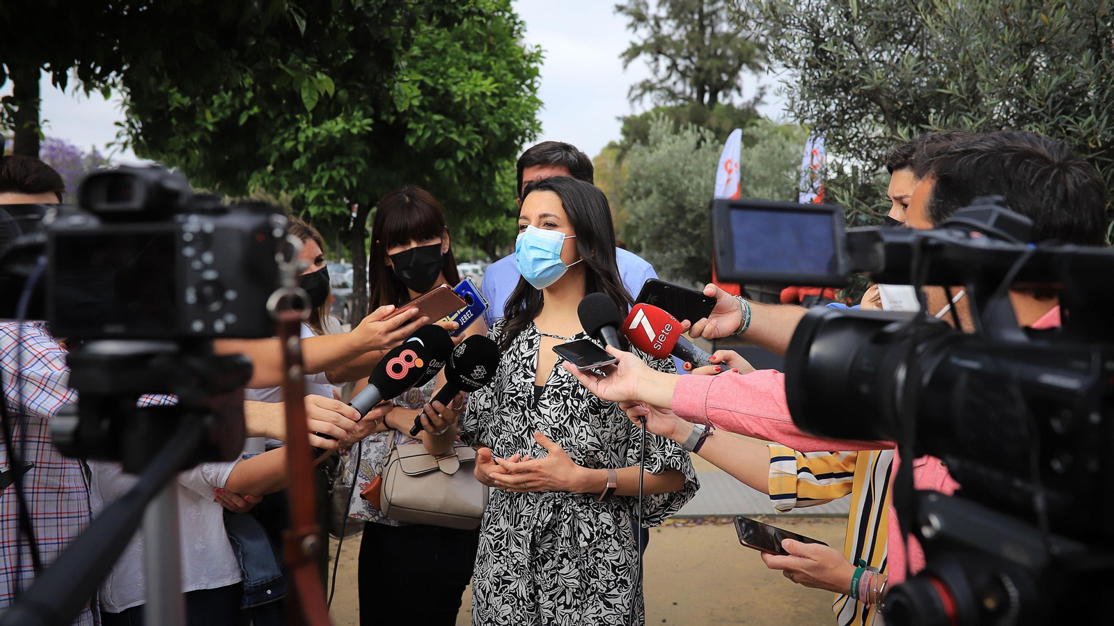 Encuentro de Inés Arrimadas con militantes de Ciudadanos en Jerez