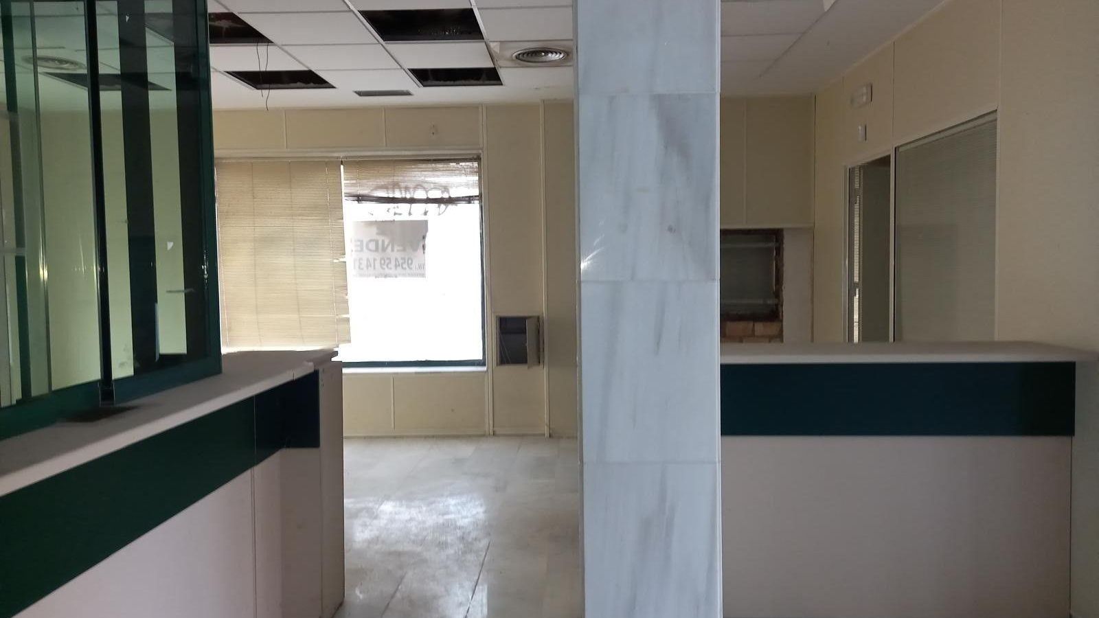 Imagen del local que será reformado para albergar la oficina.