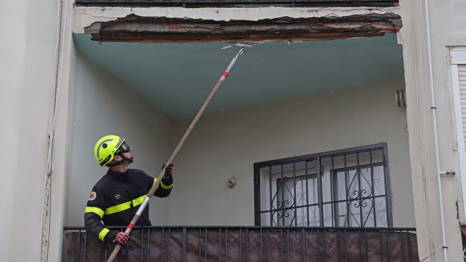 Fotos de los desperfectos provocados por la borrasca Efraín en el Campo de Gibraltar