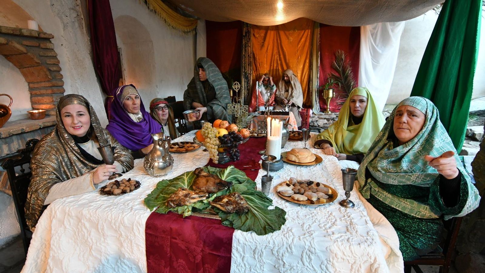 Escena en la taberna.