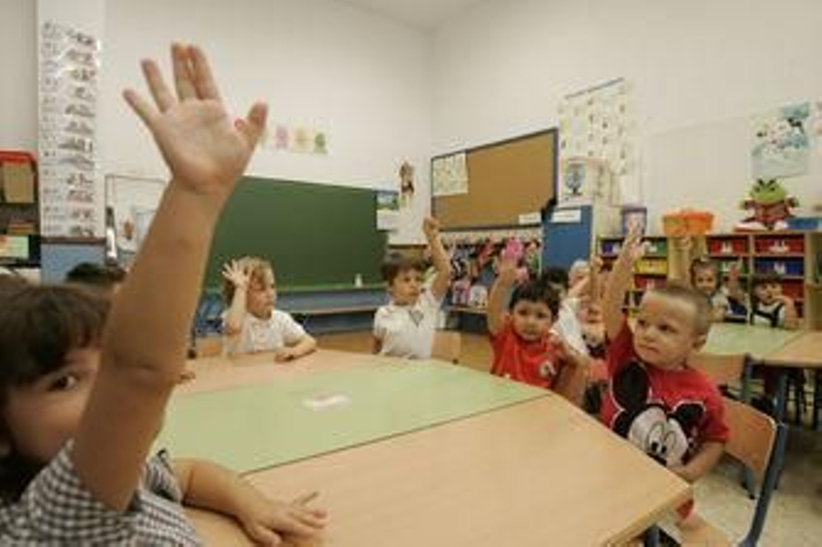 Primer día de colegio para estos niños de infantil