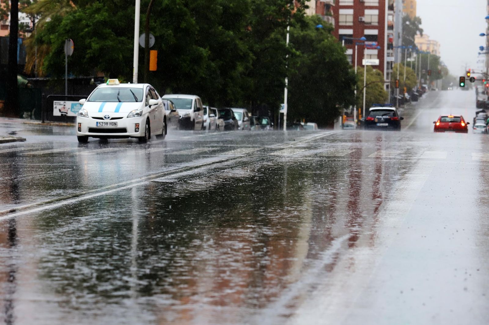 Tarde de lluvia en imágenes