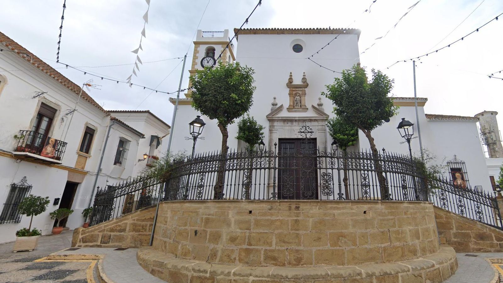 La Parroquia de Santa María la Coronada de San Roque.