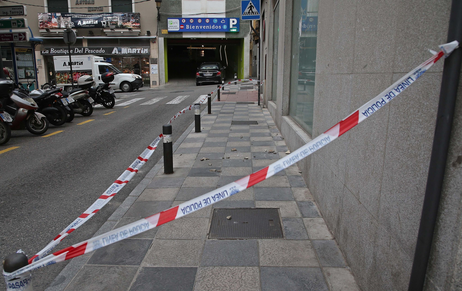 Fotos de los efectos del temporal de viento en Algeciras