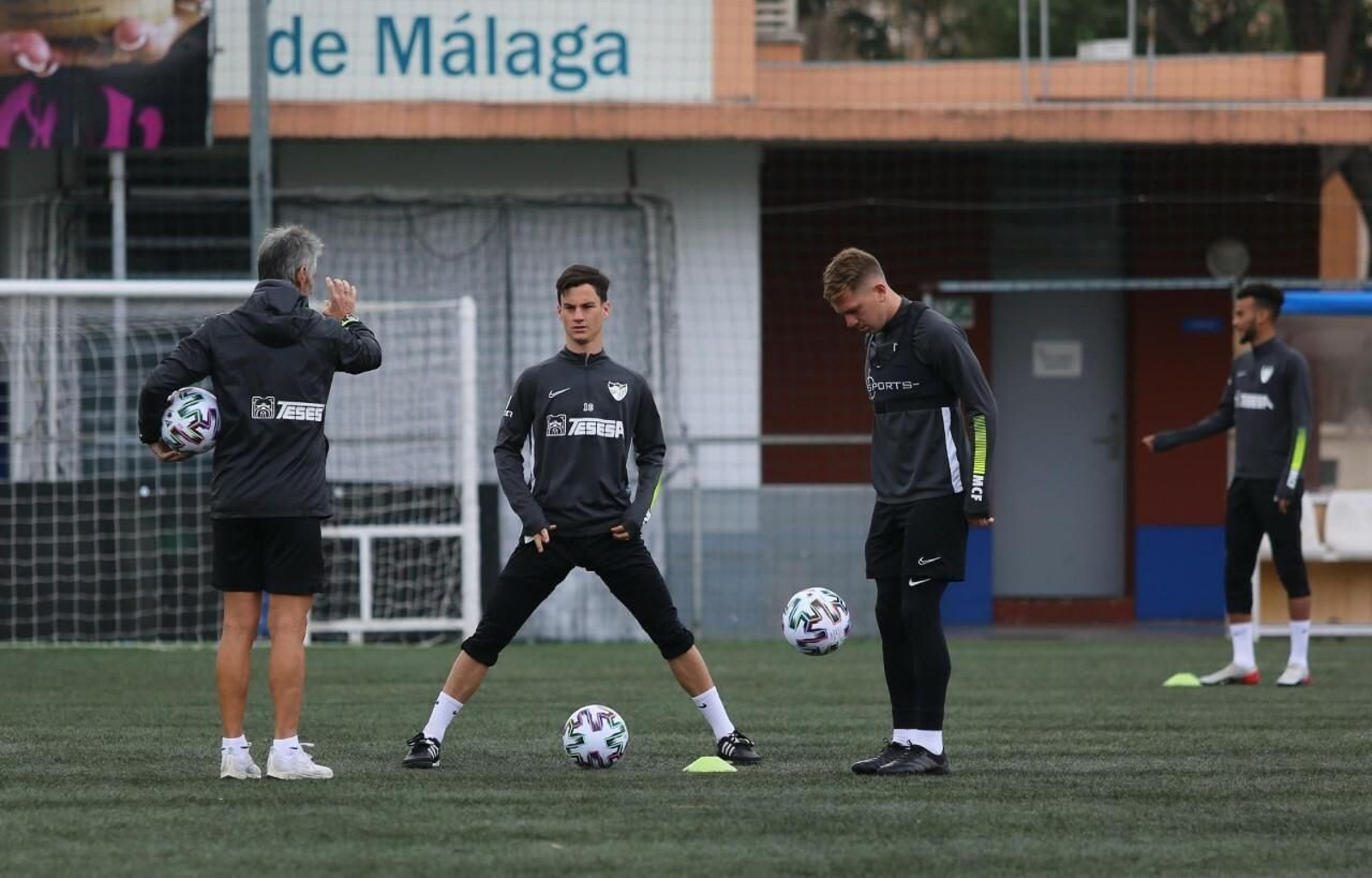 Las fotos del entrenamiento del Málaga en El Romeral