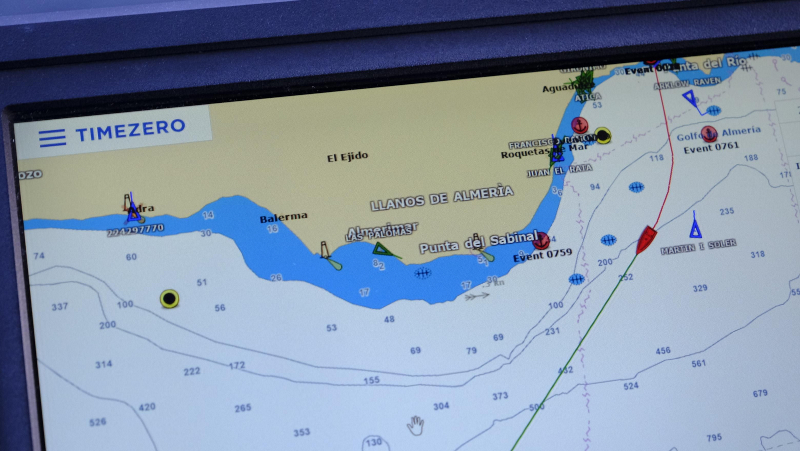 Imágenes de la vigilancia de la Agencia Tributaria en el mar