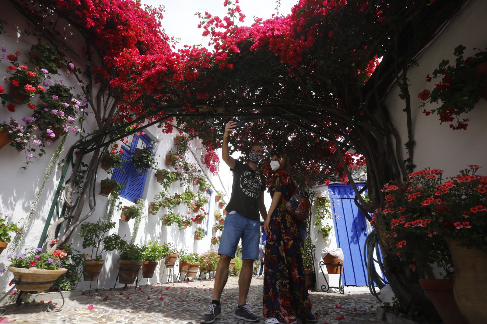 Fotografías: Sábado de colas y bulla en los Patios de Córdoba