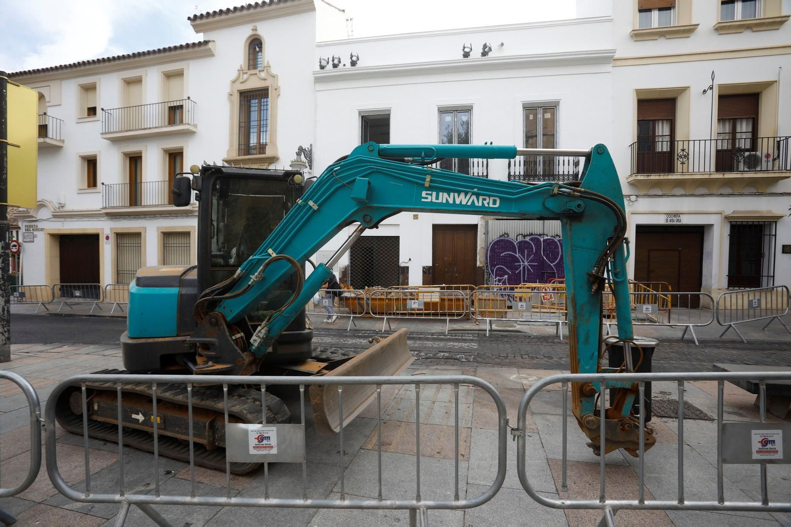 El inicio las obras de la calle Alfaros, en imágenes