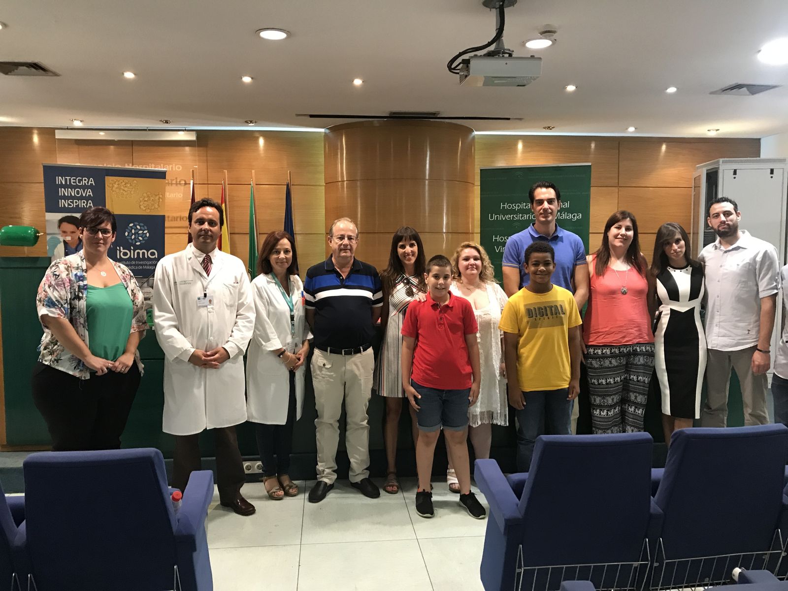 Participantes del proyecto del Regional para prevenir la obesidad infantil.