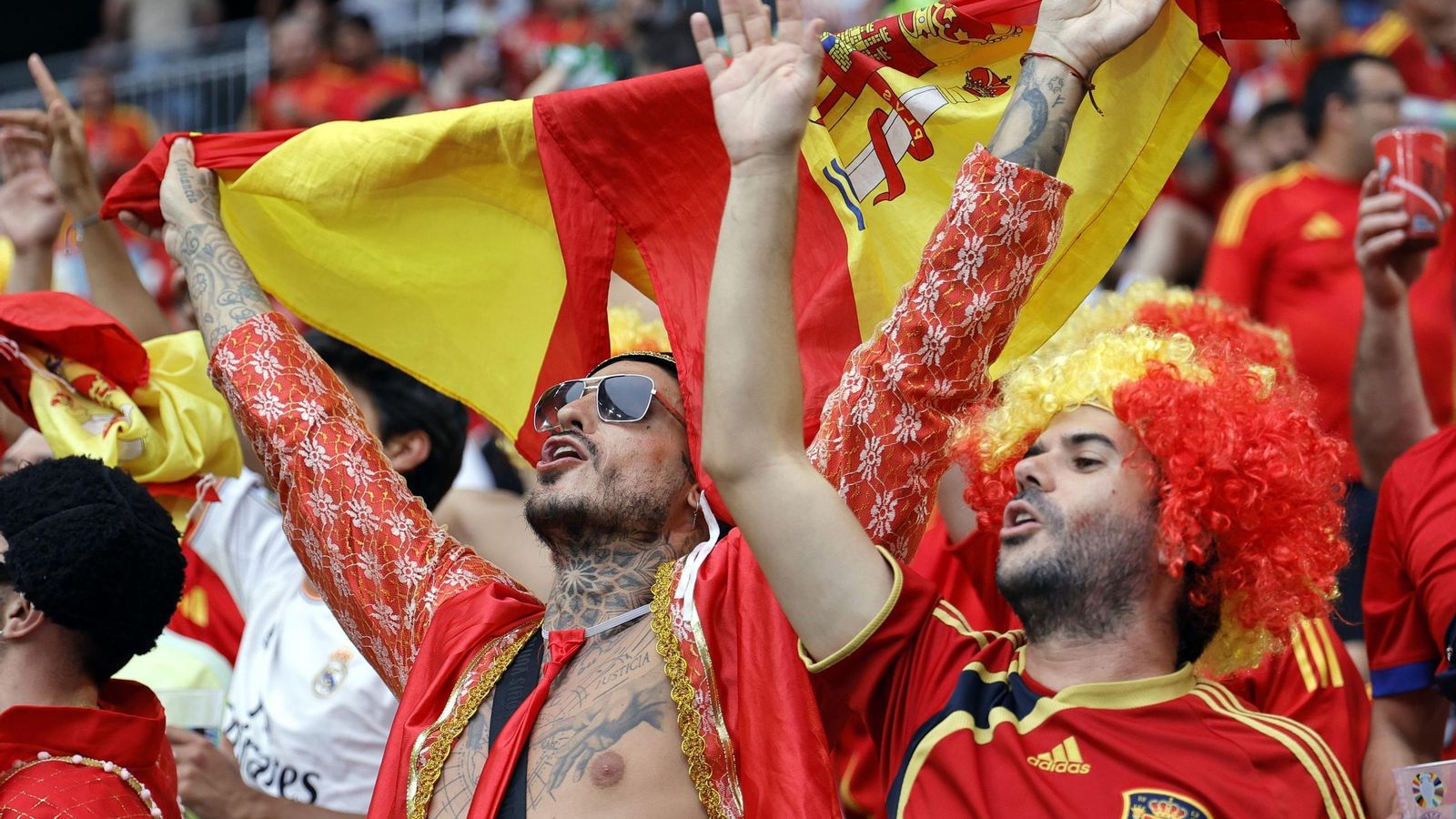 Las mejores imágenes del España - Francia