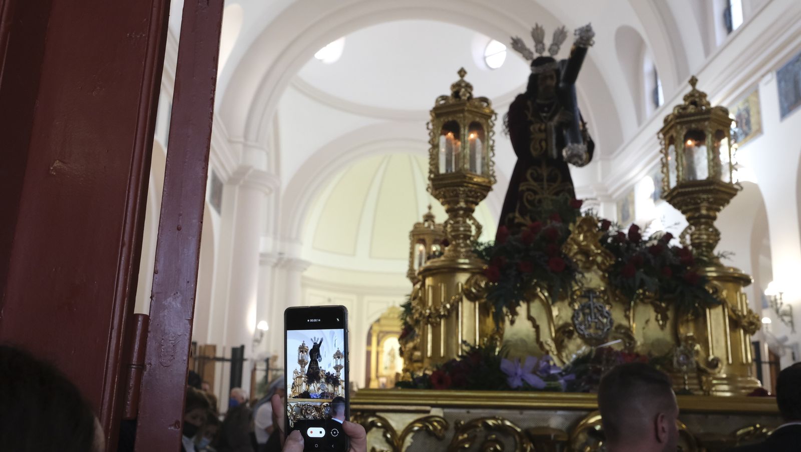 Procesión del Encuentro en Almería, en imágenes.