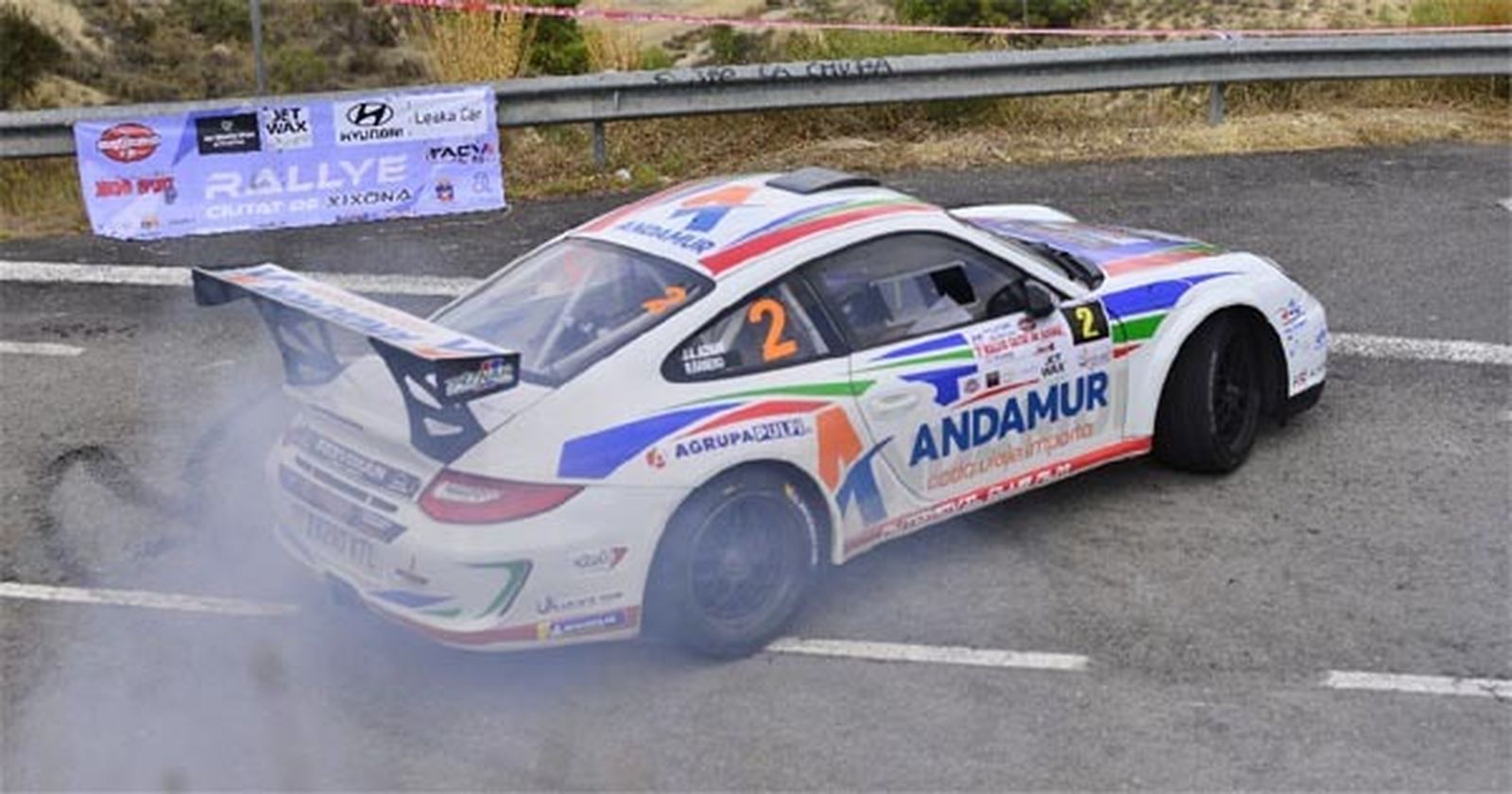 Aznar se impuso con su Porsche en la tierra del turrón