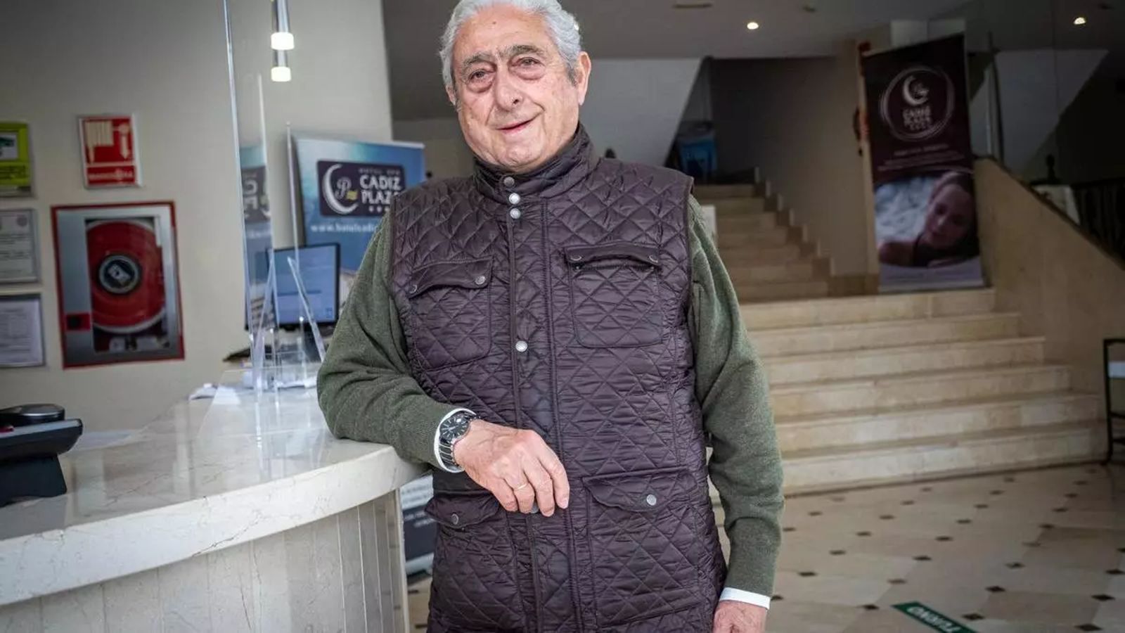 Sebastián Martínez, fallecido hace poco más de un año, supo gestionar a la perfección el Spa Cádiz Plaza dejando a sus hijos al frente del negocio hasta la llegada de los nuevos propietarios del alojamiento