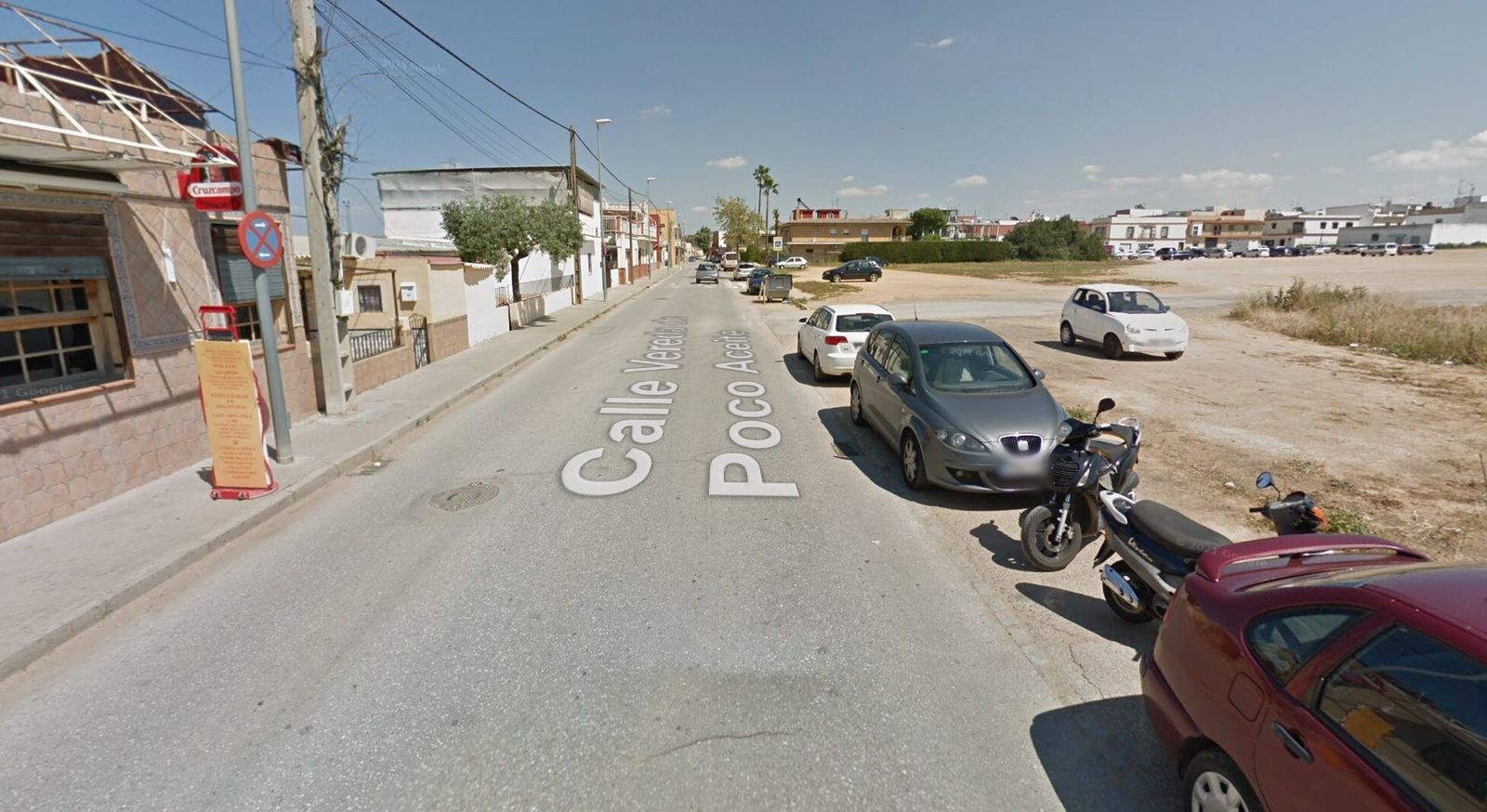 Este es el tramo donde se va a realizar la obra.