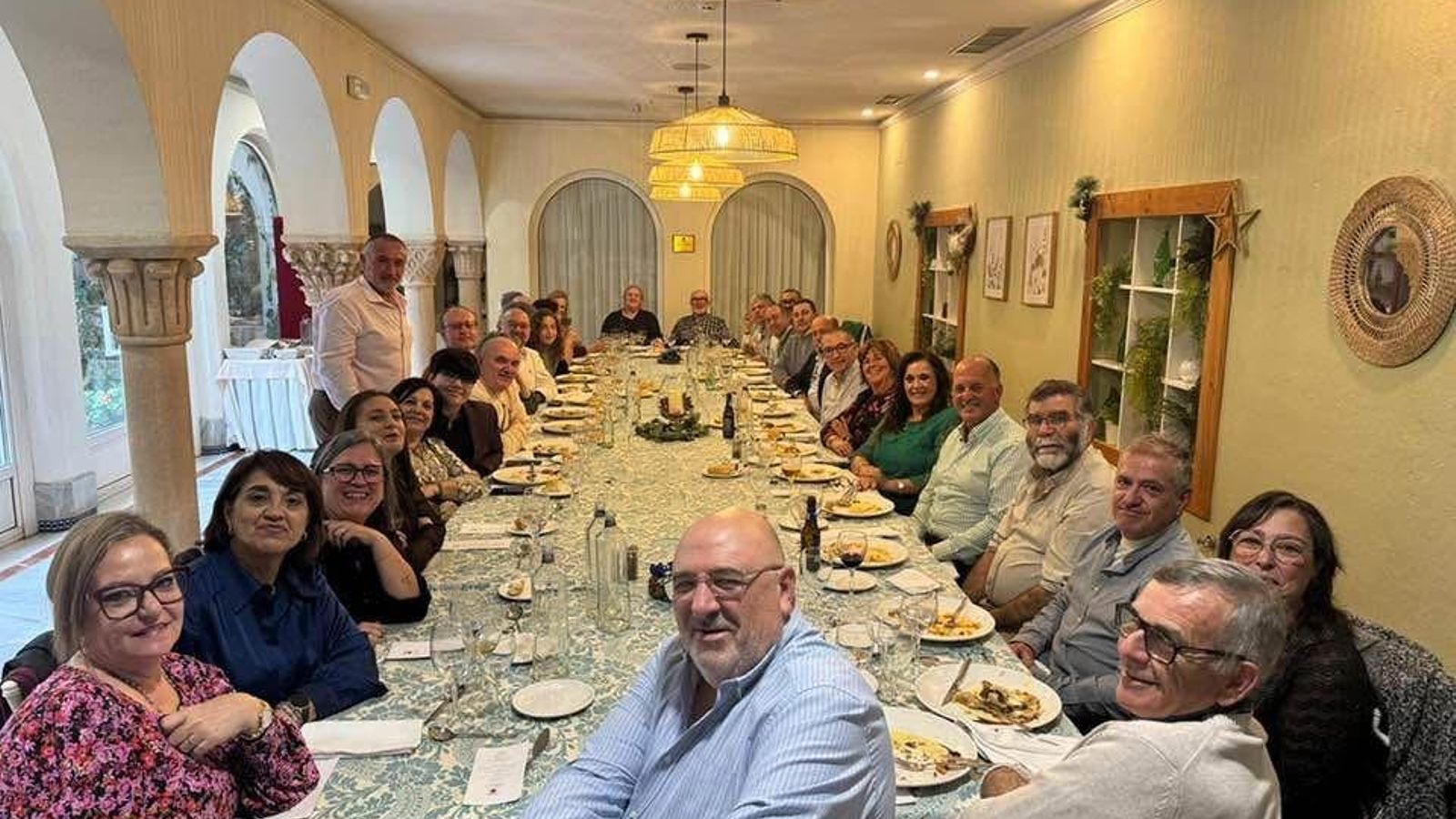 Los radioaficionados, en el Hotel Alborán.
