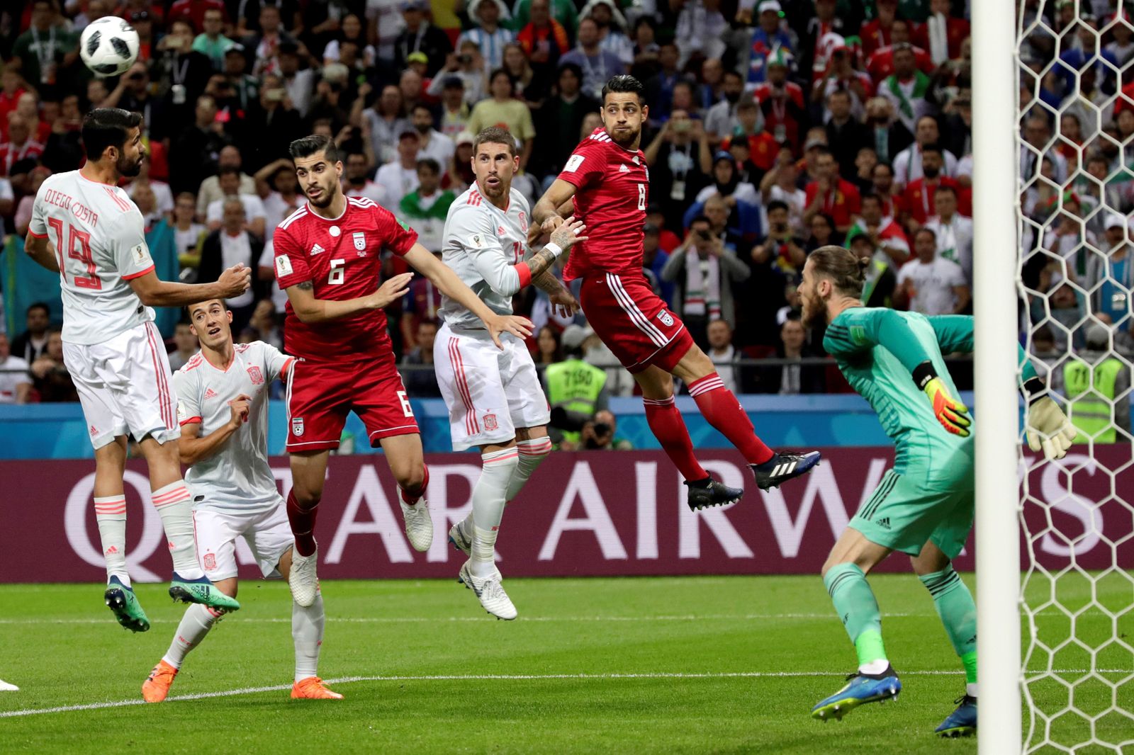 Las imágenes del Irán-España