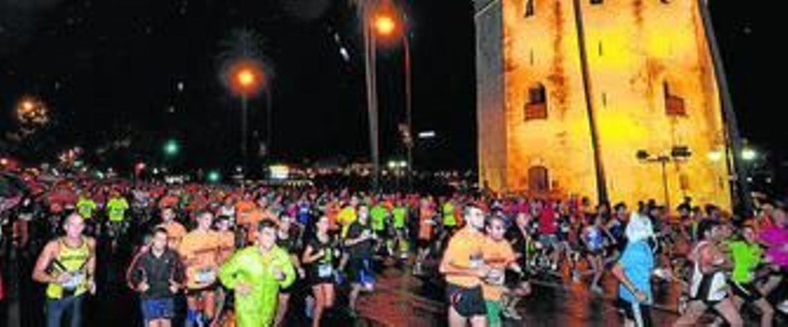 Parte de los 20.000 corredores que el año pasado corrieron la Nocturna.