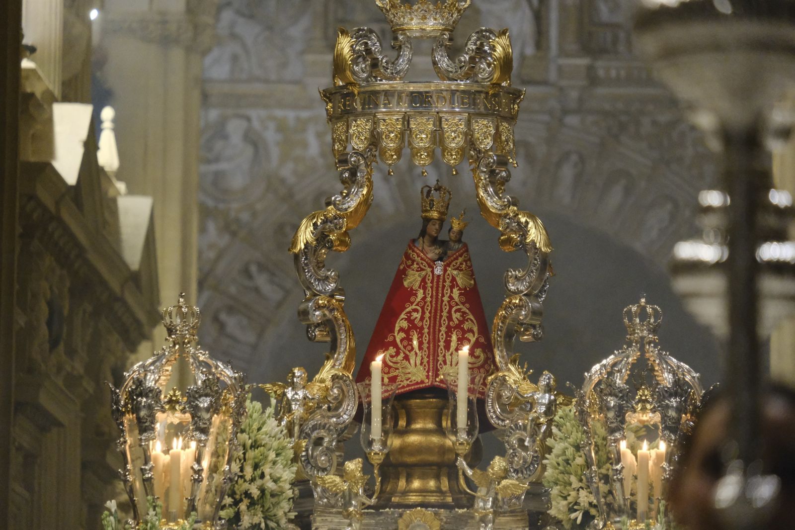 La procesión de la Virgen de la Fuensanta de Córdoba, en imágenes