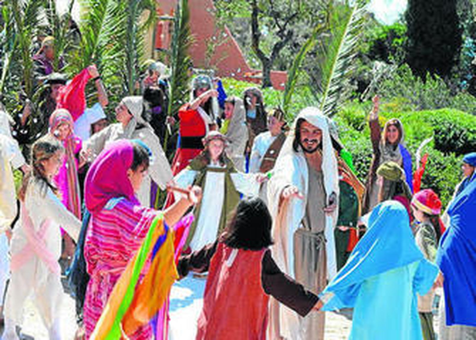 Momento de la representación de El Paso, ayer en Benalmádena.