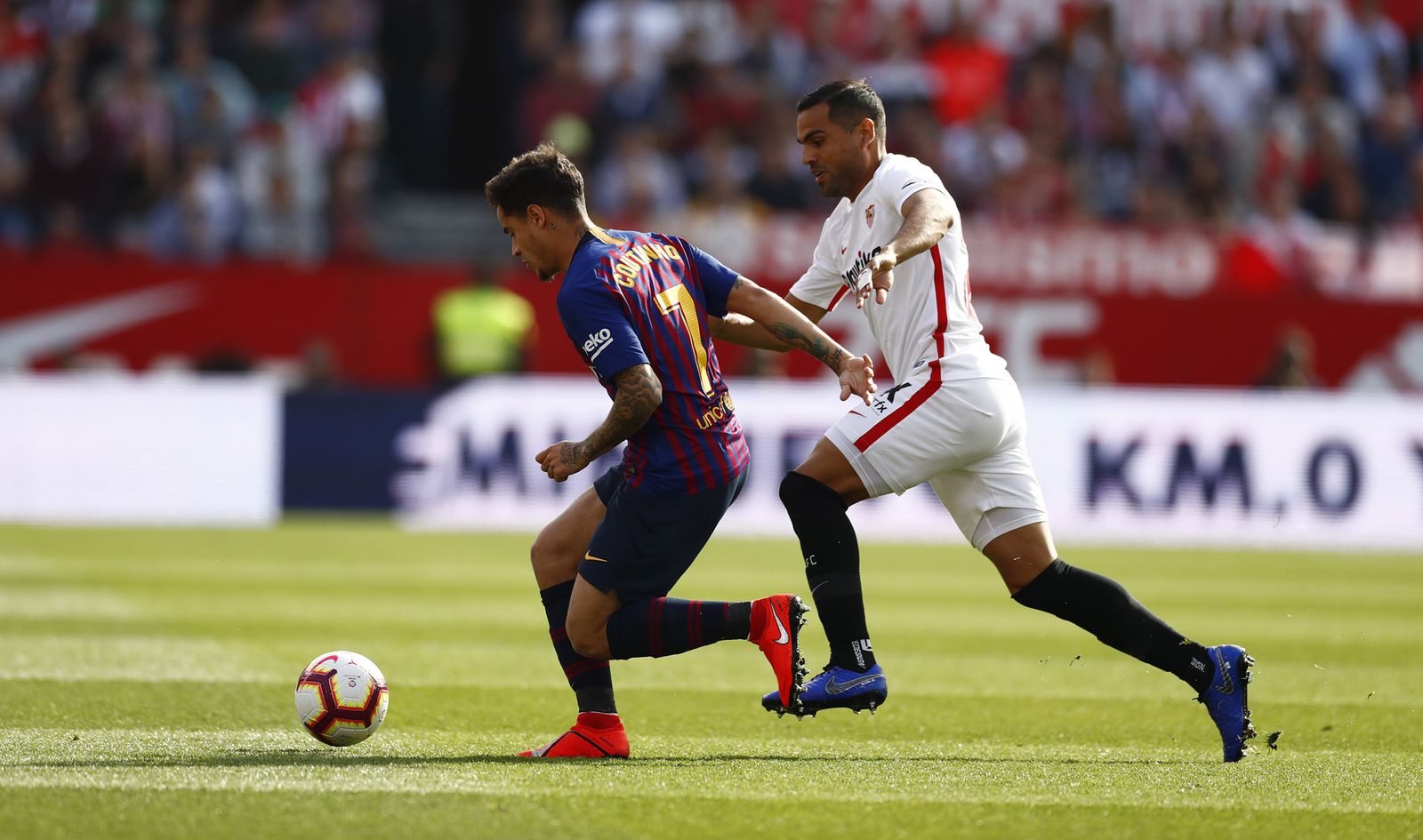 El Sevilla-Barcelona, en imágenees