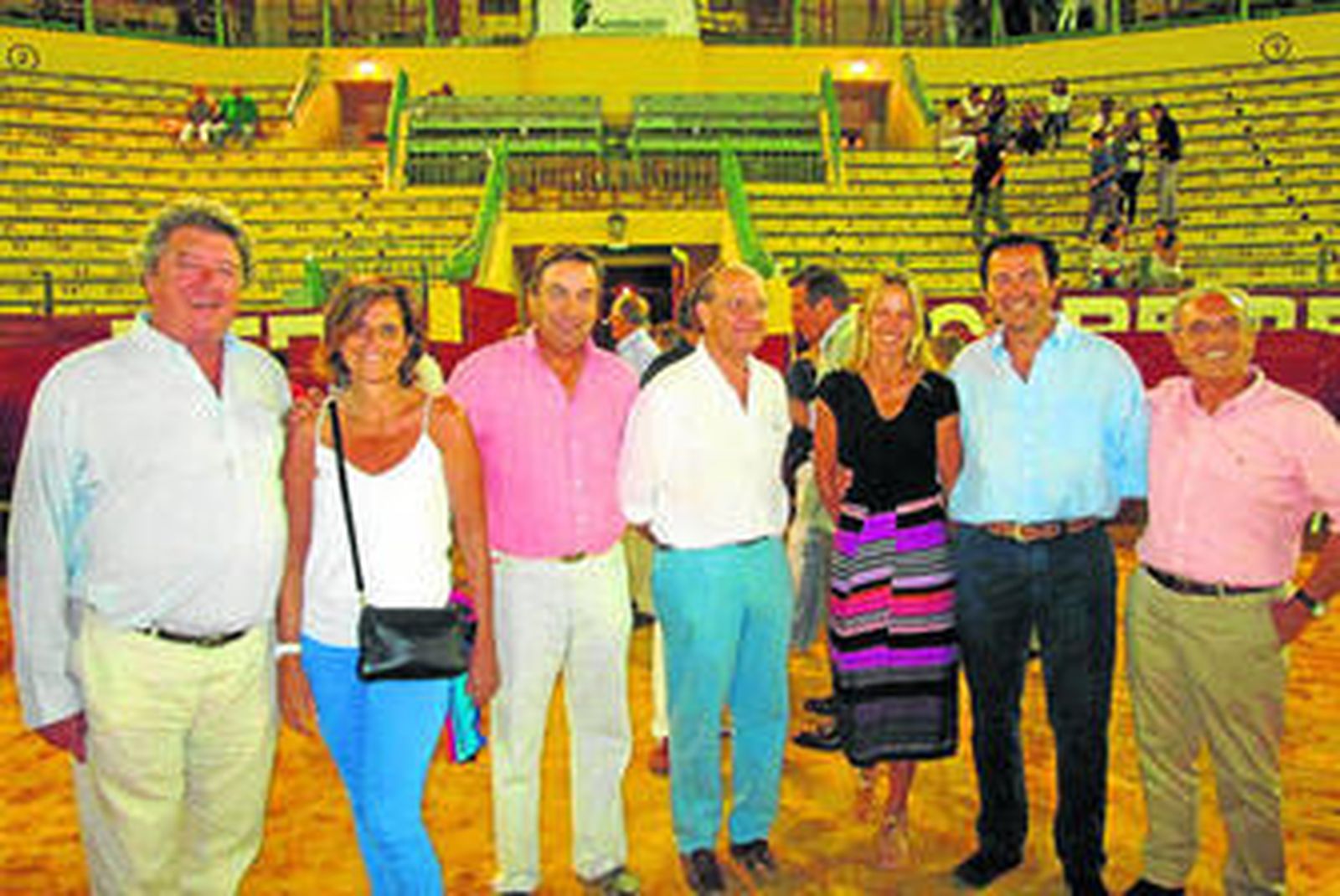 Leandro Revuelta, Cruz Guerrero, Gonzalo Domecq, Pedro Benjumea, Mercedes Vergara, el consejero de la Comunidad de Madrid Iñigo Cavero y Joaquín López.