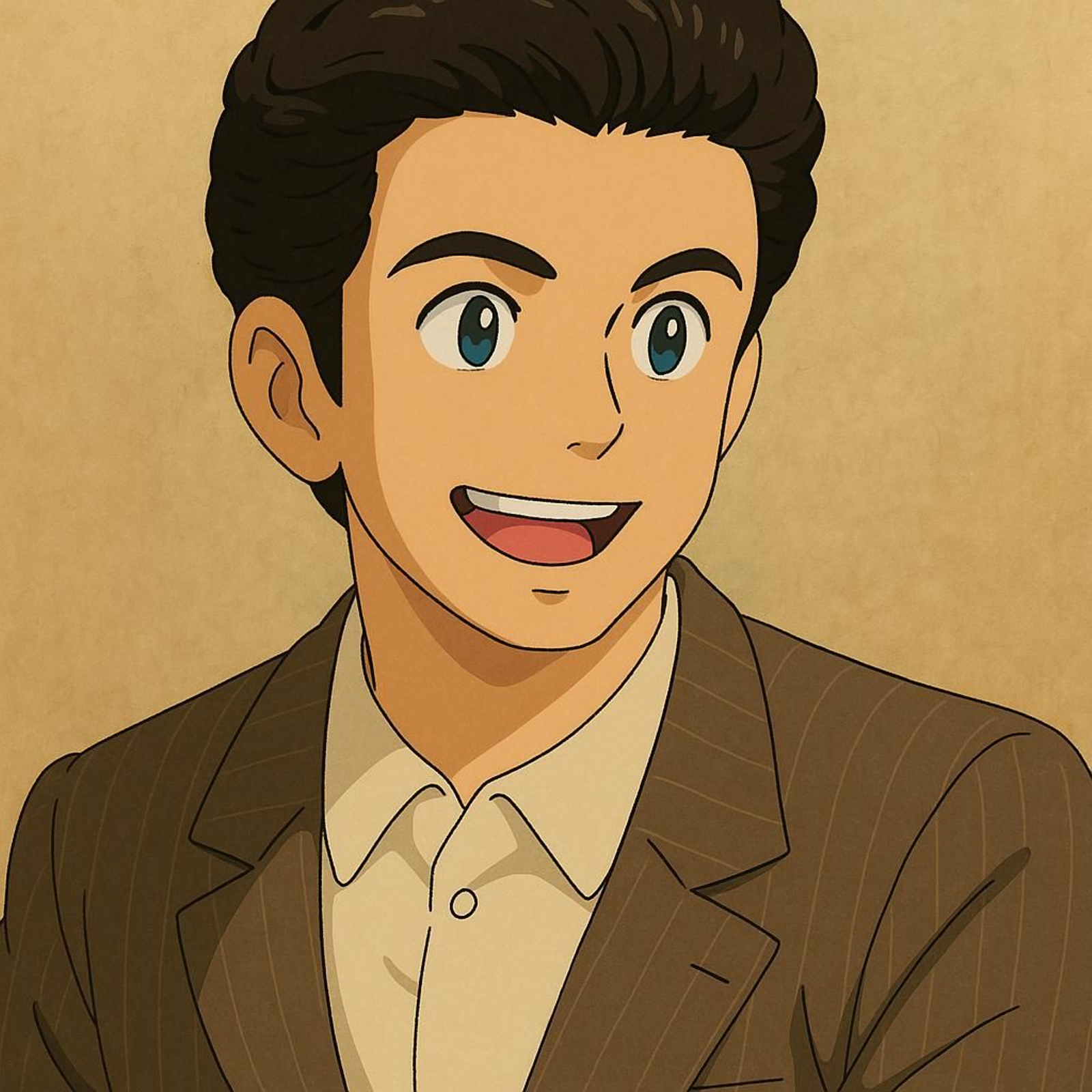 Antonio Molina, al estilo Studio Ghibli Así se verían algunos de los personajes más famosos de Málaga como figuras de anime del Studio Ghibli