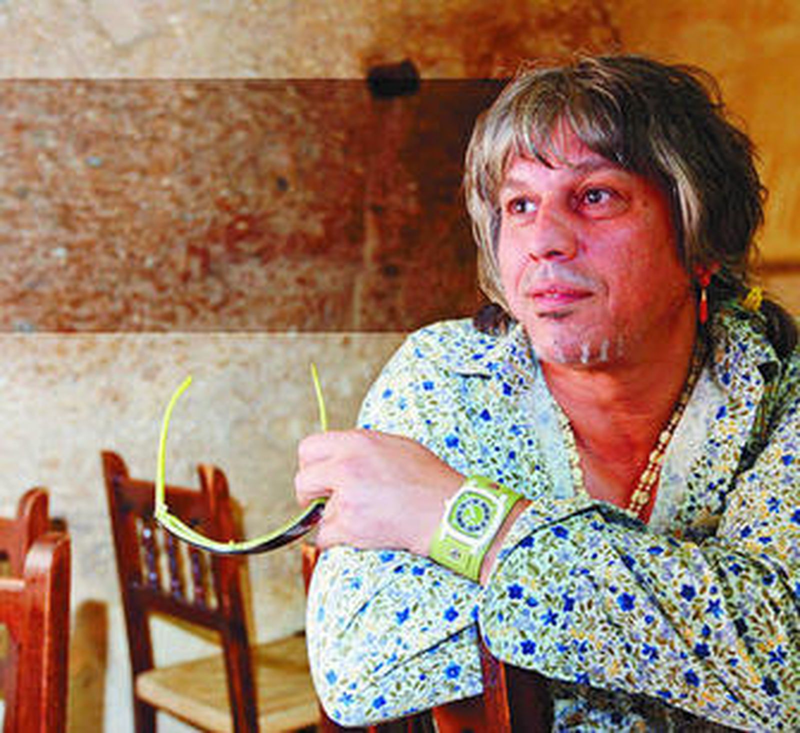 El cantaor jerezano Antonio Malena durante la entrevista, en días pasados, con este periódico.