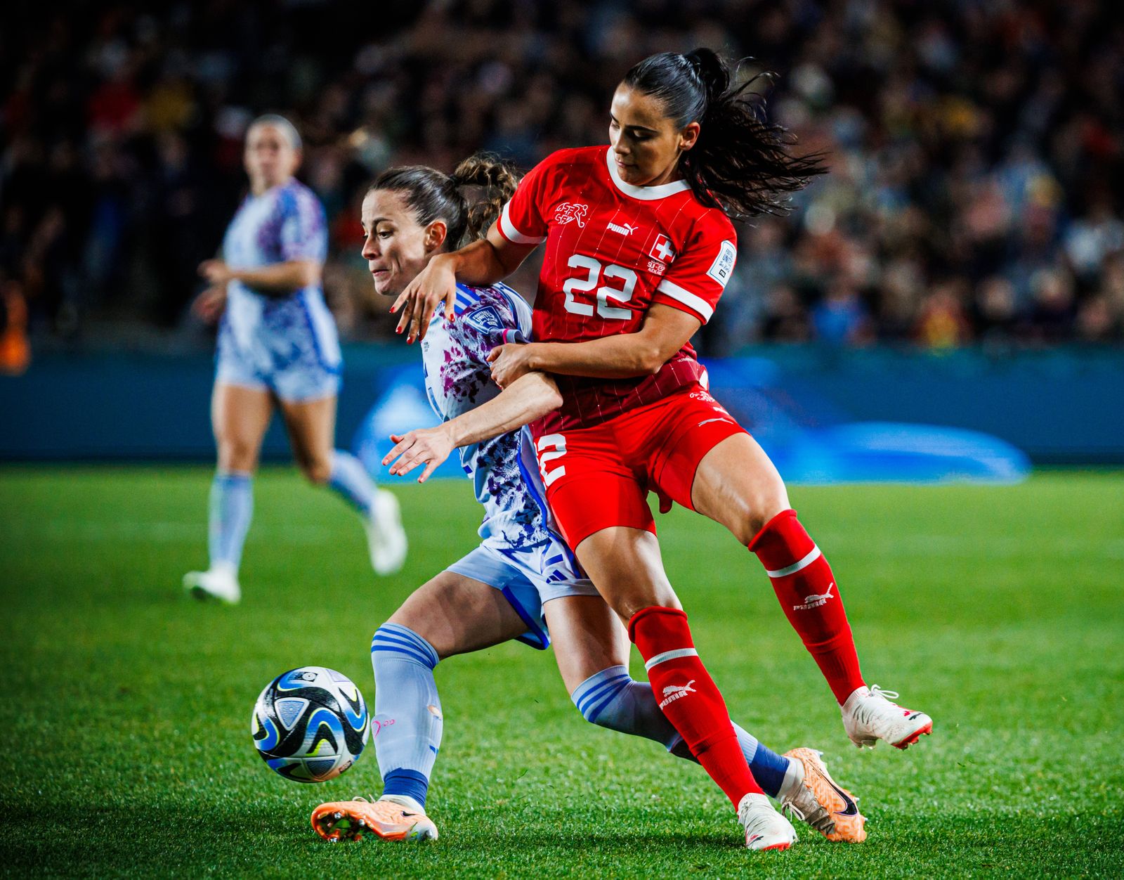 Las fotos de la goleada de España a Suiza en el Mundial femenino