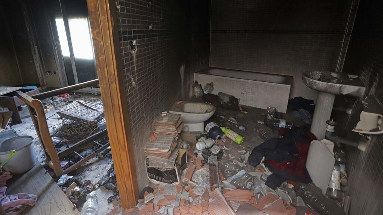 El edificio 'okupado' de Algeciras.