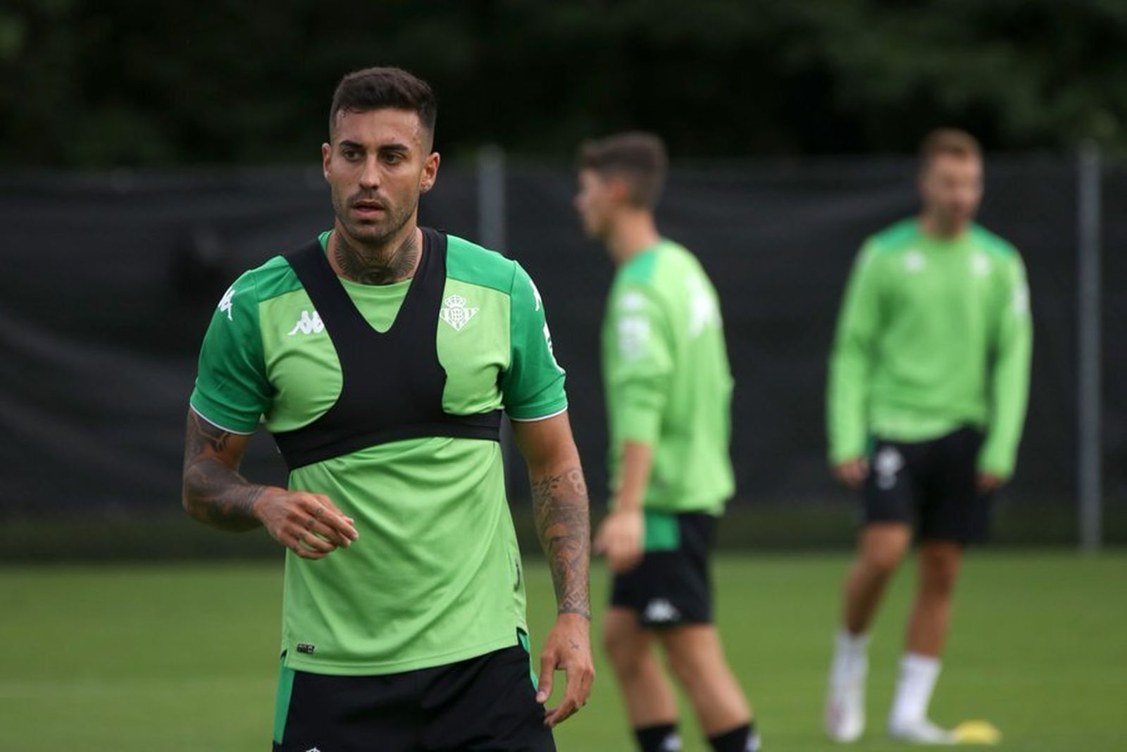 Camarasa, en un entrenamiento.
