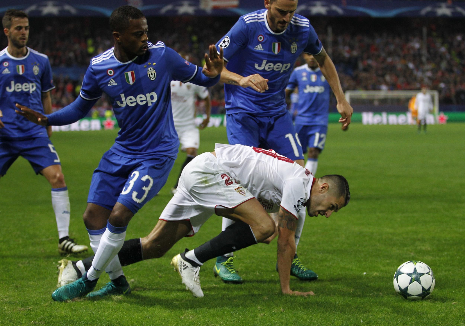 El Sevilla-Juventus de 'Champions'