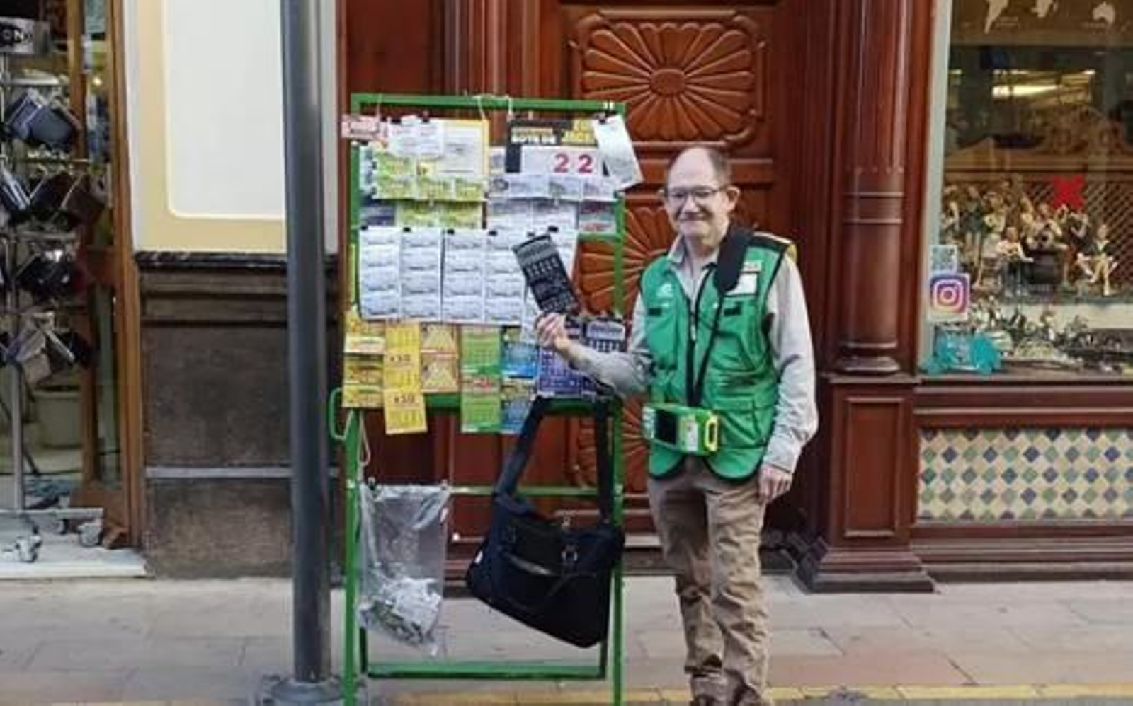 El trabajador que vendió el Rasca de la ONCE premiado