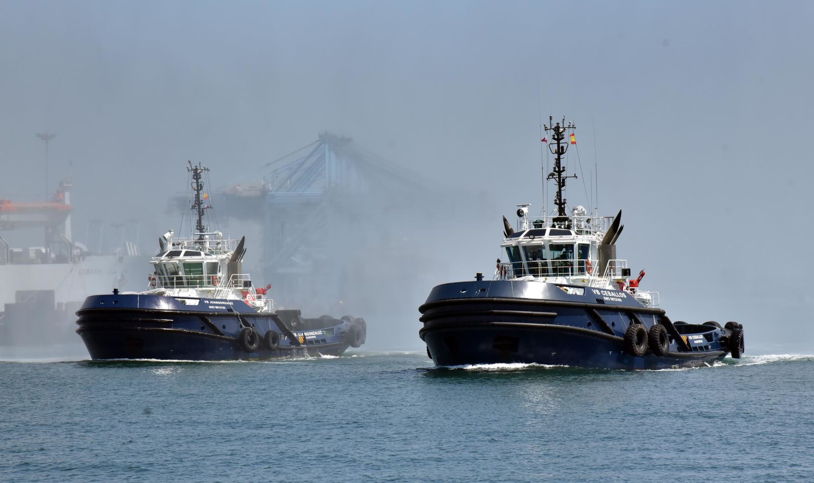 Dos remolcadores del Puerto de Algeciras.