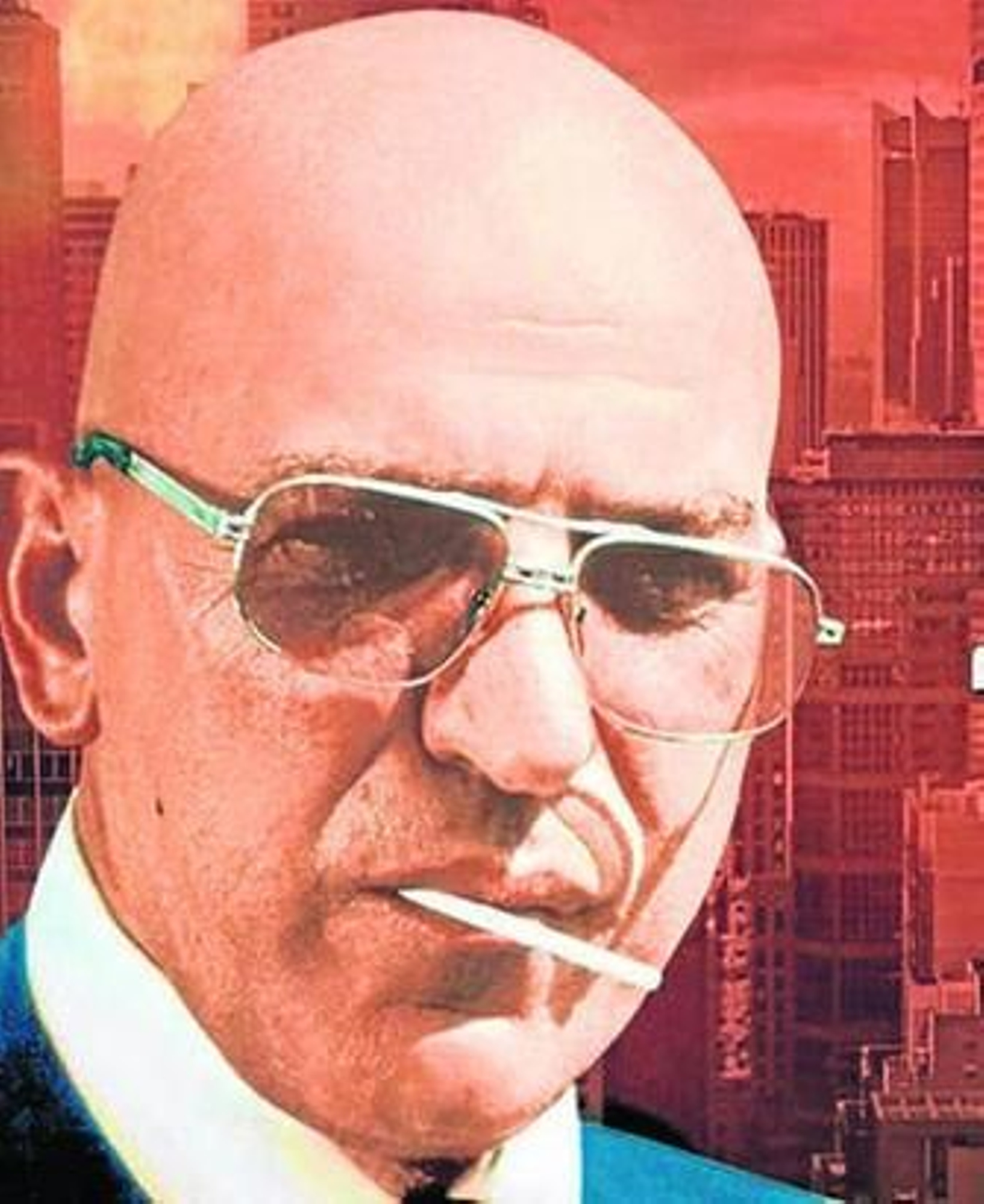 Kojak (Telly Savalas), Colombo (Peter Falk), Dennis Weaver (McCloud) y Banacek (George Peopard).